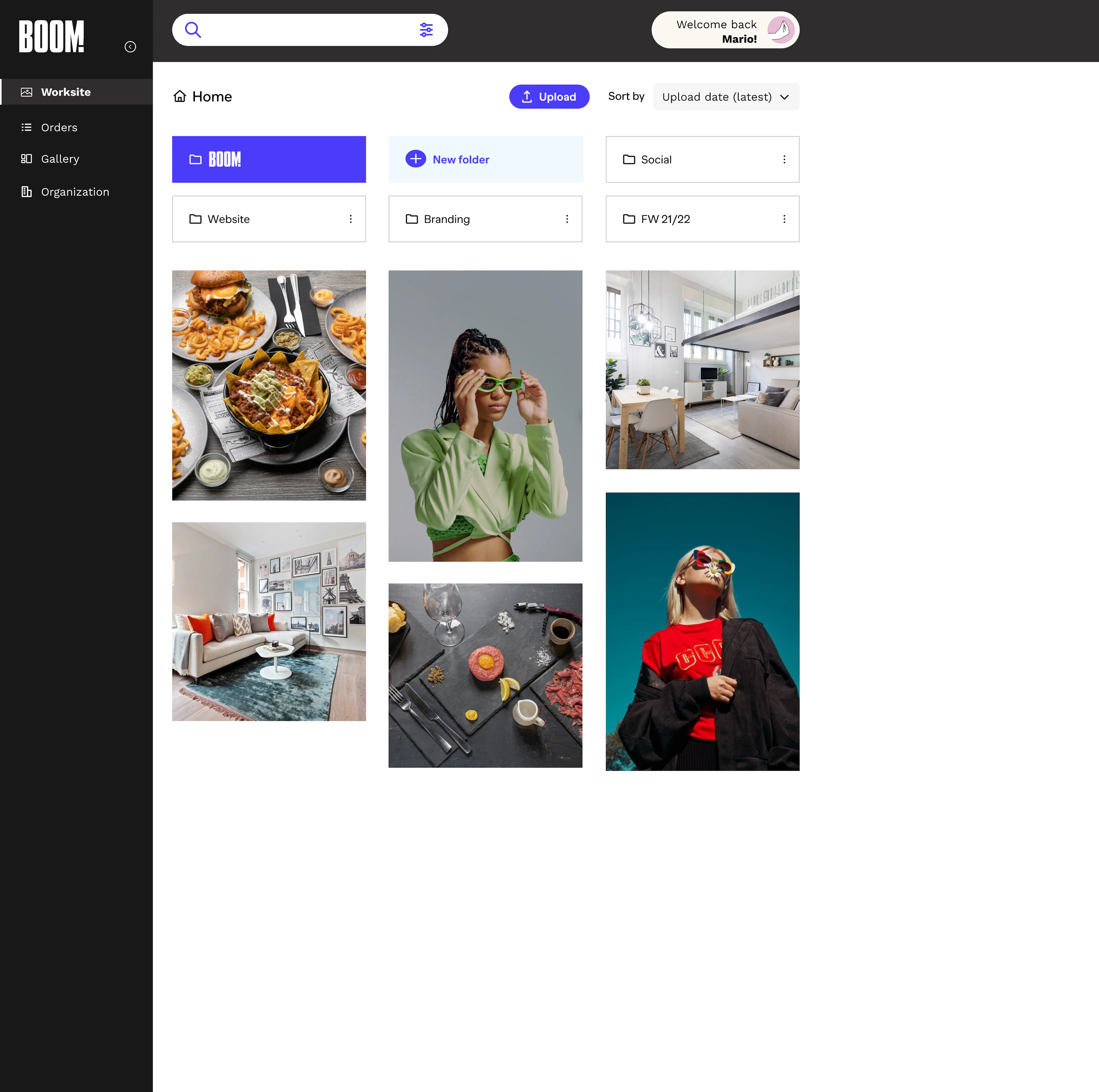screenshot of BOOM Image Studio